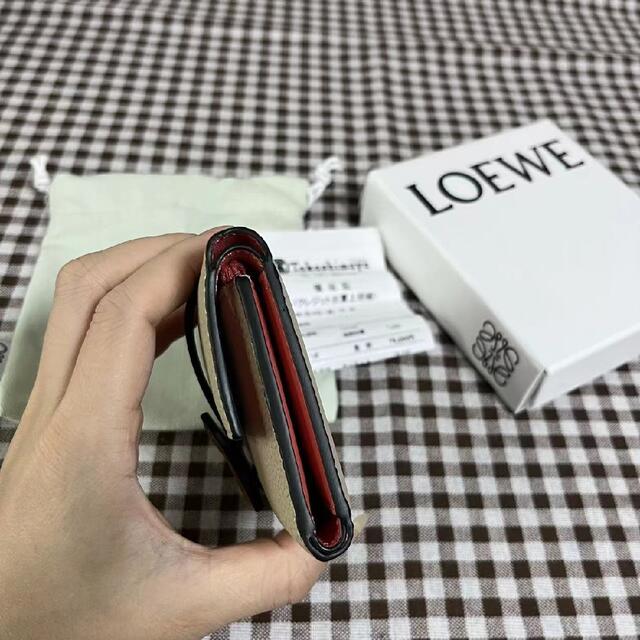 株価】LOEWE ロエベ 三つ折り財布の通販 by 善二's shop｜ラクマセット/コーデ