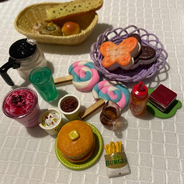 リーメントカフェセット エンタメ/ホビーのおもちゃ/ぬいぐるみ(キャラクターグッズ)の商品写真