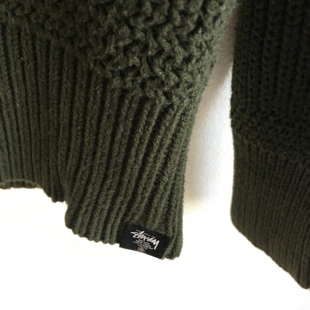 STUSSY(ステューシー)の美品 ステューシーデラックス ニット セーター Mサイズ メンズのトップス(ニット/セーター)の商品写真