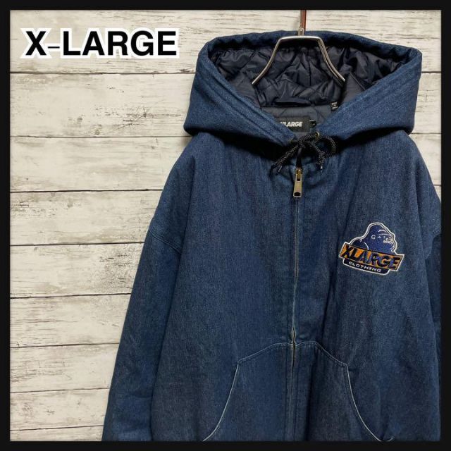 XLARGE - 【コムドットゆうた着用】エクストララージ☆刺繍ロゴ中綿アクティブジャケット 美品の通販 by しーな☆|エクストララージならラクマ XLARGE - 【コムドットゆうた着用】エクストララージ☆刺繍ロゴ中綿アクティブジャケット 美品の通販 by しーな☆|エクストララージならラクマ