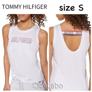 トミーヒルフィガー(TOMMY HILFIGER)の【新品】トミー スポーツ タンクトップ ホワイト S(タンクトップ)