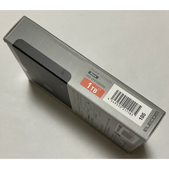 ELECOM - 【新品未使用】エレコム ESD-EPK1000GBK 外付けSSD 1TB 黒の