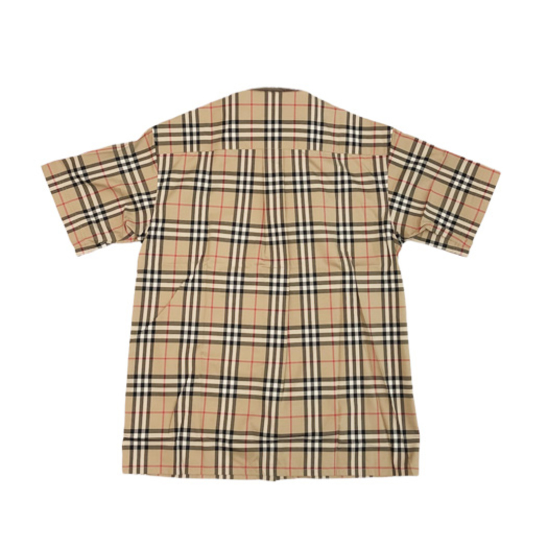 BURBERRY(バーバリー)のバーバリー ノバチェック コットンシャツ ベージュ 8032393 #40 EU 半袖 ユニコーン レディースのトップス(シャツ/ブラウス(半袖/袖なし))の商品写真