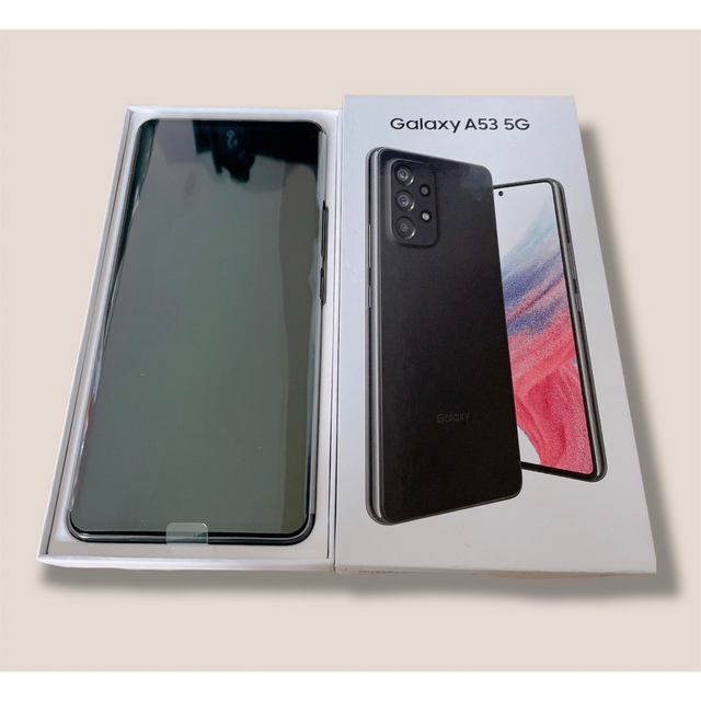 Galaxy(ギャラクシー)のGalaxy A53 5G オーサムブラック スマホ/家電/カメラのスマートフォン/携帯電話(スマートフォン本体)の商品写真