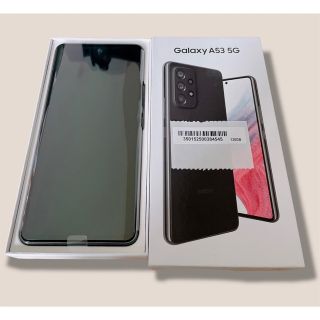 ギャラクシー(Galaxy)のGalaxy A53 5G オーサムブラック(スマートフォン本体)