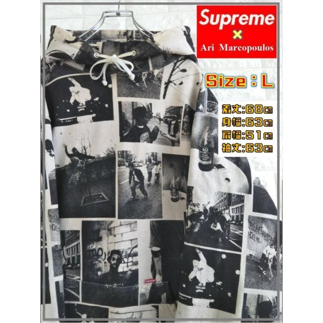 メンズ 《レア》Supreme Ari Marcopoulos 厚手 パーカー2888 直販入荷