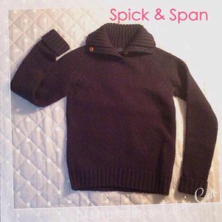 スピックアンドスパン(Spick & Span)のSpick & Spanネイビーセーター(ニット/セーター)