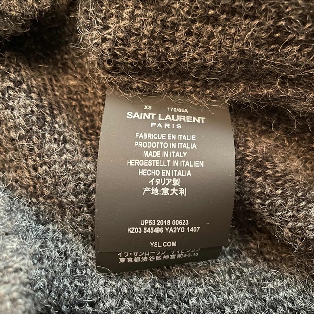【新品】80%off Saint Laurent 18aw ウールモヘアニット