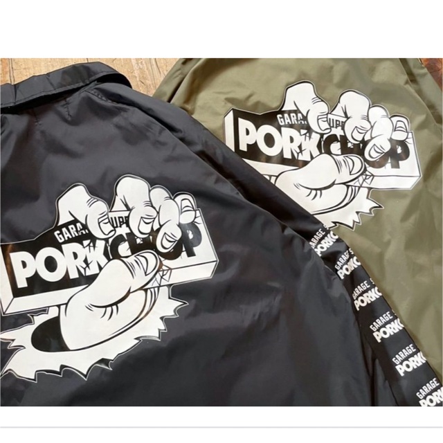  PORKCHOP COACH JKT（OLIVE）2022秋冬 メンズのジャケット/アウター(ナイロンジャケット)の商品写真