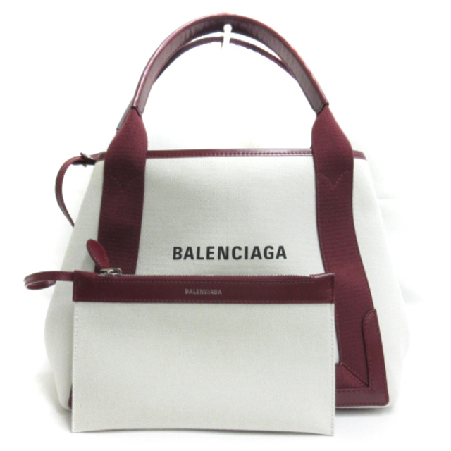 Balenciaga - バレンシアガ 美品 カバス S トートバッグ ハンド ベージュ ワインレッド