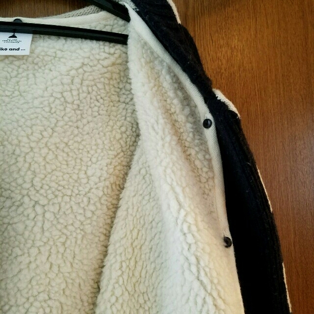 niko and...(ニコアンド)のライナー付　毛糸コート レディースのジャケット/アウター(ニットコート)の商品写真