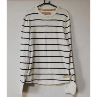 アバクロンビーアンドフィッチ(Abercrombie&Fitch)のアバクロ   RUEHL No.925　長袖カットソー  ボーダー(Tシャツ/カットソー(七分/長袖))