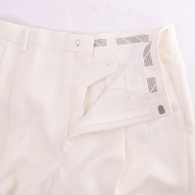 矢沢永吉ステージ衣装白スーツ上下セット　上野屋シャツ店　メンズ　白　USED メンズのスーツ(セットアップ)の商品写真
