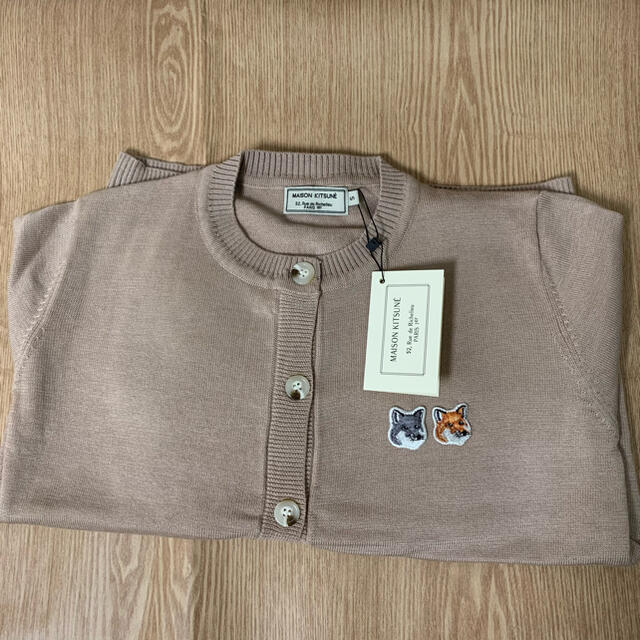 メゾンキツネ Maison kitsune ダブルフォックス カーディガン S