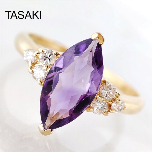 TASAKI タサキ アメジスト ダイヤ リング ジュウル（神楽坂宝石）アクセサリー