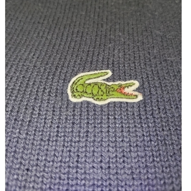 LACOSTE(ラコステ)の🔺更に値下げ🔻【ｳﾞｨﾝﾃｰｼﾞ品】ラコステ(希少文字ワニ) 綿セーター メンズのトップス(ニット/セーター)の商品写真