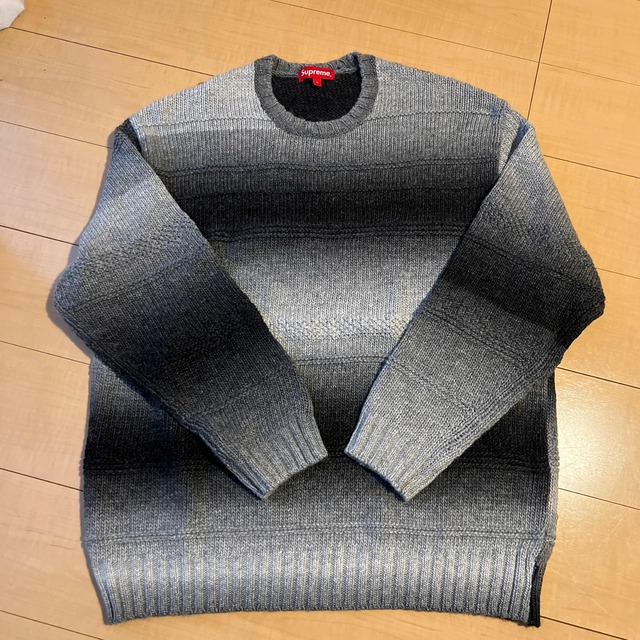 3年保証』 Supreme Gradient Stripe Sweater 