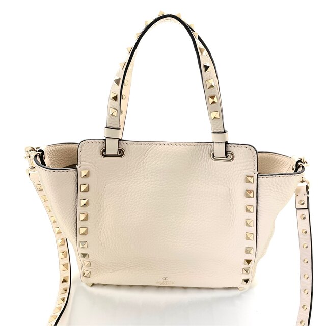 極美品】ヴァレンティノ VALENTINO ロックスタッズ 2way バッグ 【国内
