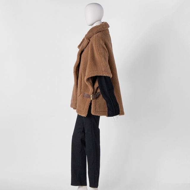 Max Mara - マックスマーラ MAX MARA ケープ テディ AGI ダブル Max Mara - マックスマーラ MAX MARA ケープ テディ AGI ダブル
