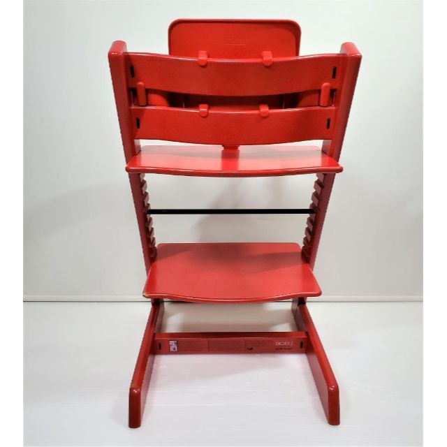 ストッケ STOKKE トリップトラップ ベビーガード付 シリアル3 赤 - その他