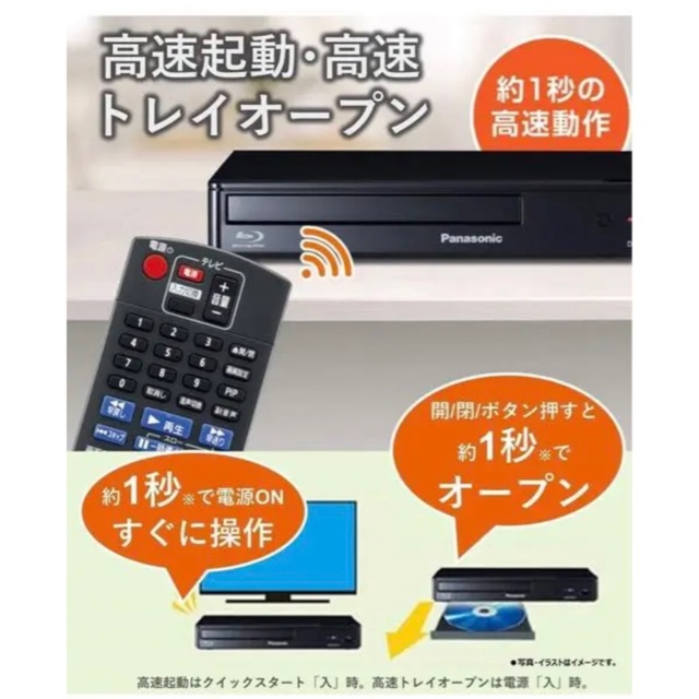 Panasonic(パナソニック)の【watataさん専用】Panasonic DMP-BD90 ブルーレイ スマホ/家電/カメラのテレビ/映像機器(DVDプレーヤー)の商品写真