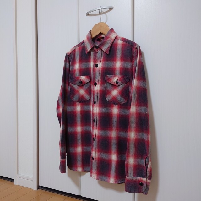 COOTIE/クーティー Omber Check L/S Shirt - シャツ