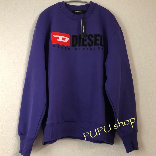 L/新品 DIESEL ディーゼル トレーナー スウェット SGIRKS3 白