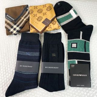 バーバリー(BURBERRY)のBurberry EMPORIO ARMANI Celine 靴下 ハンカチ(ソックス)