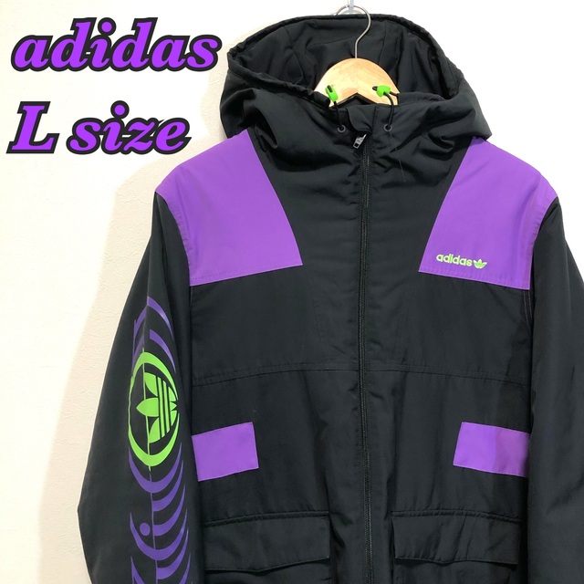 アディダスadidas  ベンチコート　ダウン　3XL  大きいサイズ　黒