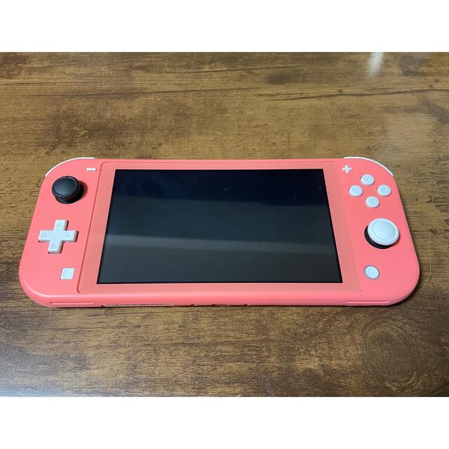 【本体】Nintendo Switch Lite コーラル(ケース、充電器付き)