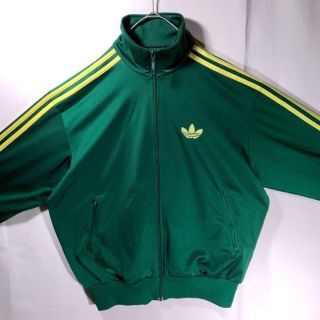 adidas - 90s 古着 adidas トラックジャケット ジャージ 緑黄色 小松菜 ...