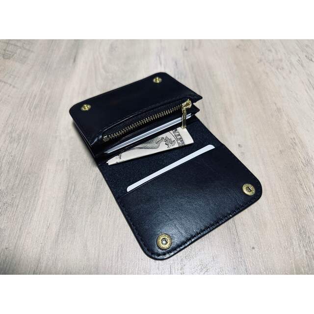 ハンドメイド トラッカーウォレット 受注品 栃木レザー ミニ財布 ハンドメイド トラッカーウォレット 受注品 栃木レザー ミニ財布