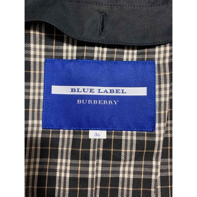 BURBERRY BLUE LABEL(バーバリーブルーレーベル)のバーバリーブルーレーベル　トレンチ　コート　衣装ケース　ウールライナー付き　36 レディースのジャケット/アウター(トレンチコート)の商品写真