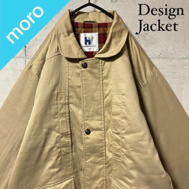 No.227 VINTAGE  ハンティングジャケット ロング丈 ベージュ