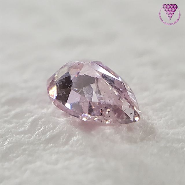 0.086 ct Fancy Intense Pink GIA  天然 ピンク  レディースのアクセサリー(リング(指輪))の商品写真