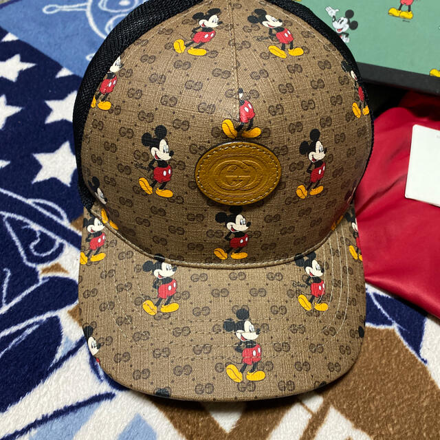 Gucci(グッチ)のGUCCI Disney コラボ　帽子 レディースの帽子(キャップ)の商品写真