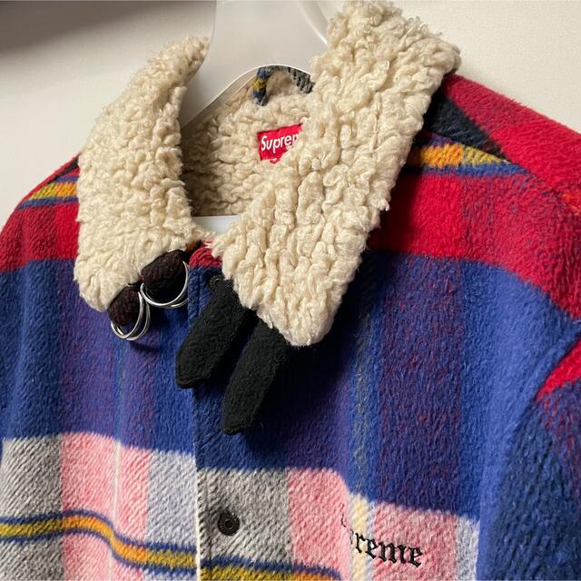 Supreme Plaid Shearling Bomber XL | www.cestujemtrekujem.com