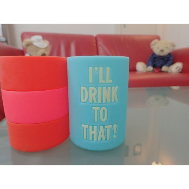 kate spade new york(ケイトスペードニューヨーク)のケイトスペード DRINK COZY セット kate spade 未使用品 インテリア/住まい/日用品のキッチン/食器(その他)の商品写真