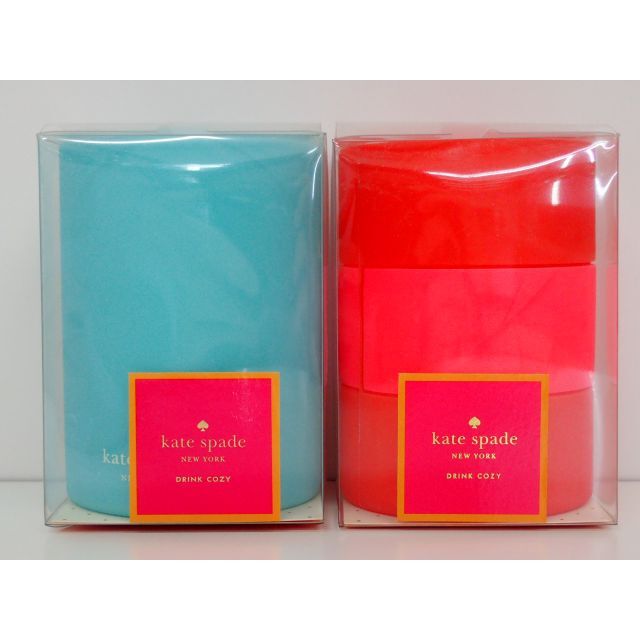 kate spade new york(ケイトスペードニューヨーク)のケイトスペード DRINK COZY セット kate spade 未使用品 インテリア/住まい/日用品のキッチン/食器(その他)の商品写真