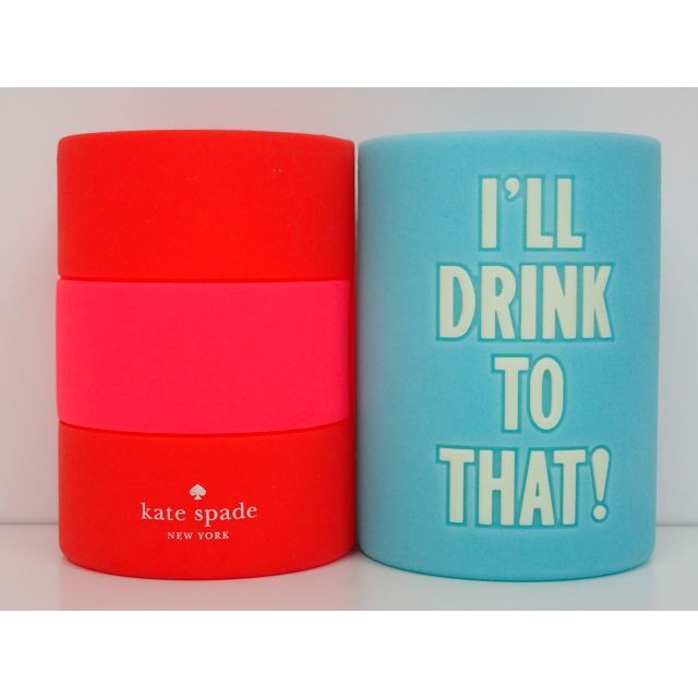 kate spade new york(ケイトスペードニューヨーク)のケイトスペード DRINK COZY セット kate spade 未使用品 インテリア/住まい/日用品のキッチン/食器(その他)の商品写真