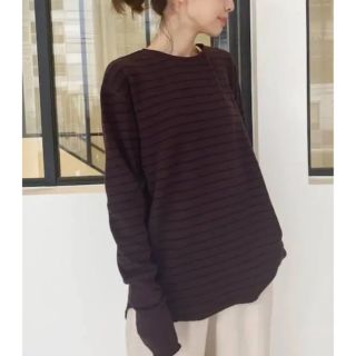 アパルトモンドゥーズィエムクラス(L'Appartement DEUXIEME CLASSE)のGOOD GRIEF! Border Thermal Top(カットソー(長袖/七分))