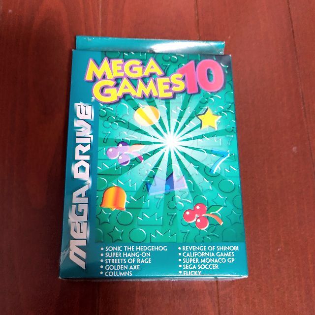 【新品・未開封】MEGA DRIVE Ⅱ海外版　MEGA GAMES 10＋1本