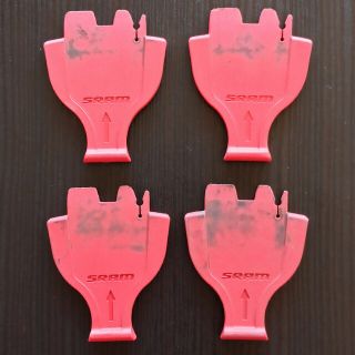 SRAM ディスクブレーキ パッド スペーサー 4枚セット(工具/メンテナンス)