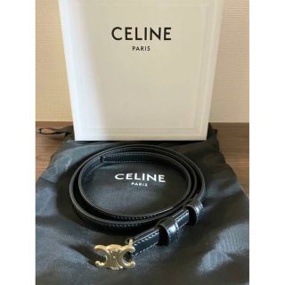 celine - 美品 箱付き セリーヌ トリオンフ ベルト レザー ヴィンテージの通販｜ラクマ