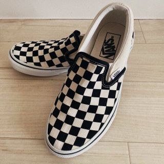 ヴァンズ(VANS)のVANS スリッポン/シューズ･美品22.5㌢(スニーカー)