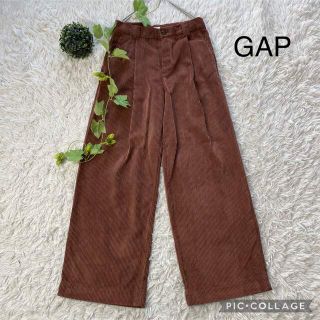 ギャップ(GAP)の★専用★  GAP ギャップ　ハイライズ太畝コーデュロイワイドパンツ(カジュアルパンツ)