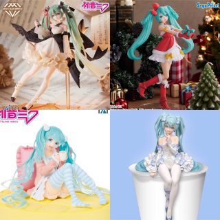 TAITO - 初音ミク フィギュア 4個セット