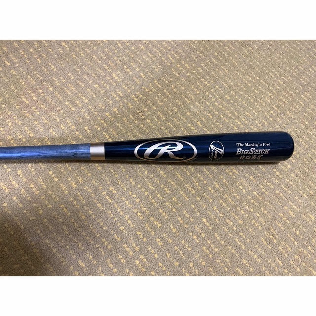 Rawlings(ローリングス)の千葉ロッテマリーンズ 井口資仁 NPB 直筆サイン入りバット スポーツ/アウトドアの野球(バット)の商品写真