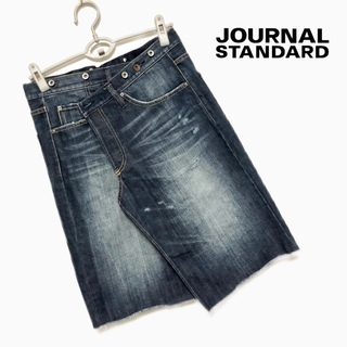 ジャーナルスタンダード(JOURNAL STANDARD)のJURNAL STANDARD  ダメージデニム巻きスカート　36(ひざ丈スカート)