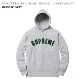 専用Supreme 17SS Chenille Arc Logo Hooded